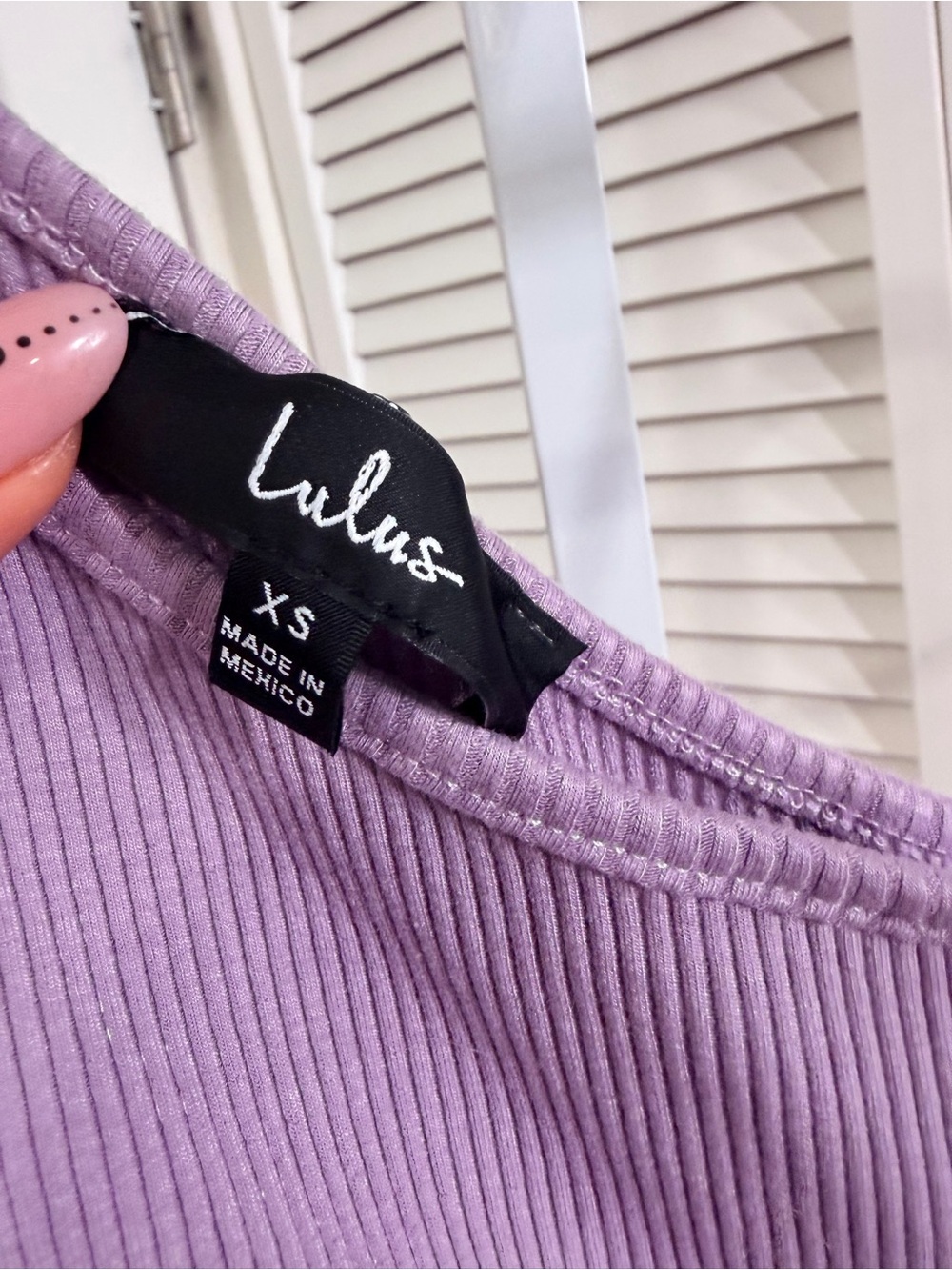Lulus Spice things up Lavendar Ribbed one Shoulder Cutout Midi dress - Picture 6 of 6